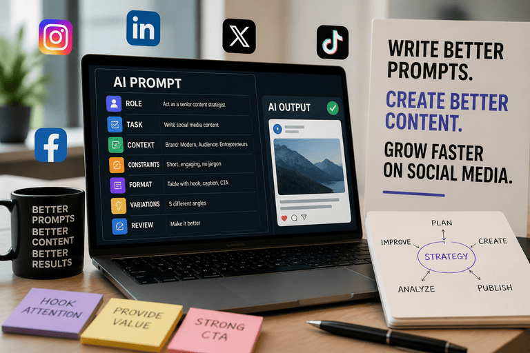 AI Prompt Templates for Better Social Content