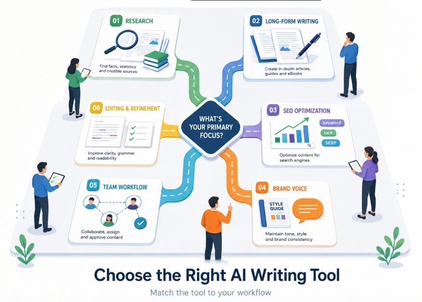 Choose the right AI writing tool